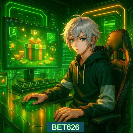 Imagem promocional do app oficial BET626 destacando a conveniência de jogar cassino online pelo celular ou navegador