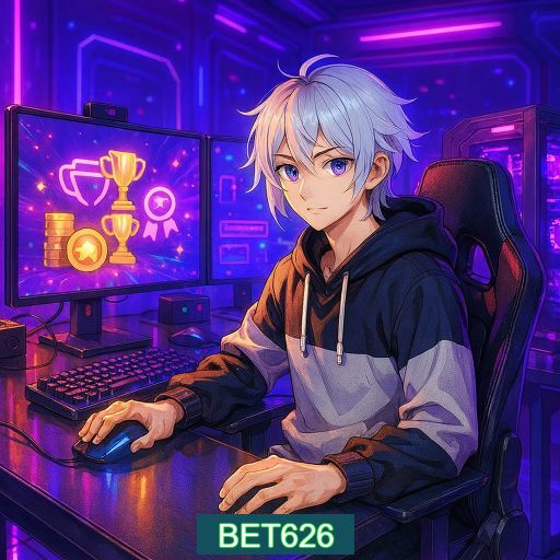 Imagem promocional do app oficial BET626 destacando a conveniência de jogar cassino online pelo celular ou navegador