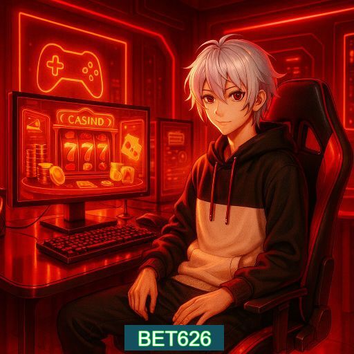 Imagem promocional do app oficial BET626 destacando a conveniência de jogar cassino online pelo celular ou navegador