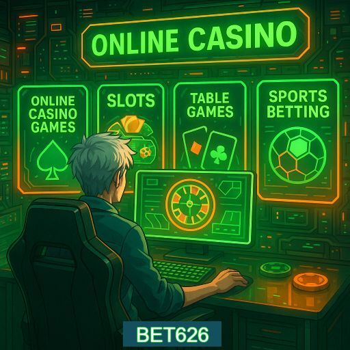 Imagem promocional do app oficial BET626 destacando a conveniência de jogar cassino online pelo celular ou navegador
