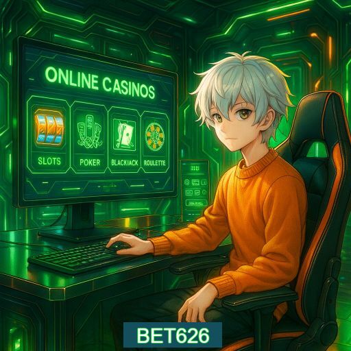 Imagem promocional do app oficial BET626 destacando a conveniência de jogar cassino online pelo celular ou navegador