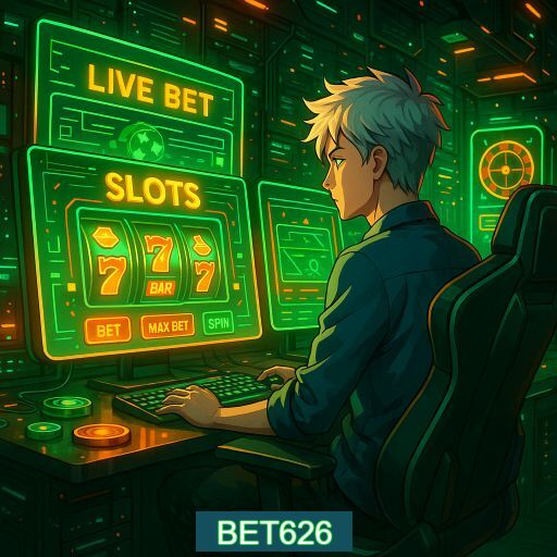 Imagem promocional do app oficial BET626 destacando a conveniência de jogar cassino online pelo celular ou navegador