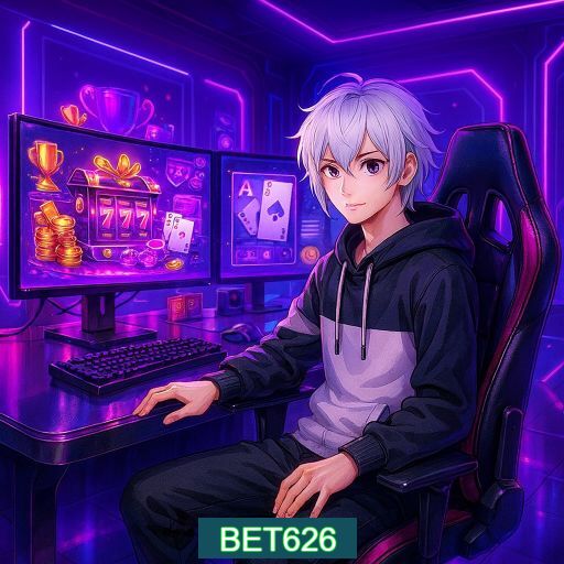 Imagem promocional do app oficial BET626 destacando a conveniência de jogar cassino online pelo celular ou navegador